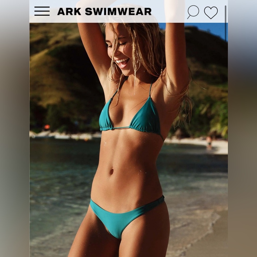 XS Ark Swimwear Bikini Set in Emerald